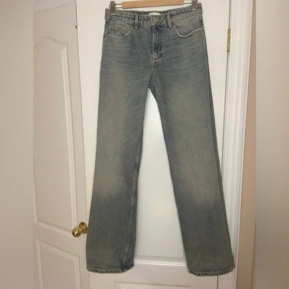 Zara Mid Rise Loose Jeans - Picture 1 of 3